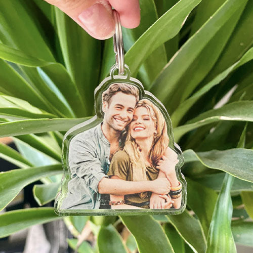 Custom Acrylic Photo Keychain - Personalized Keepsake