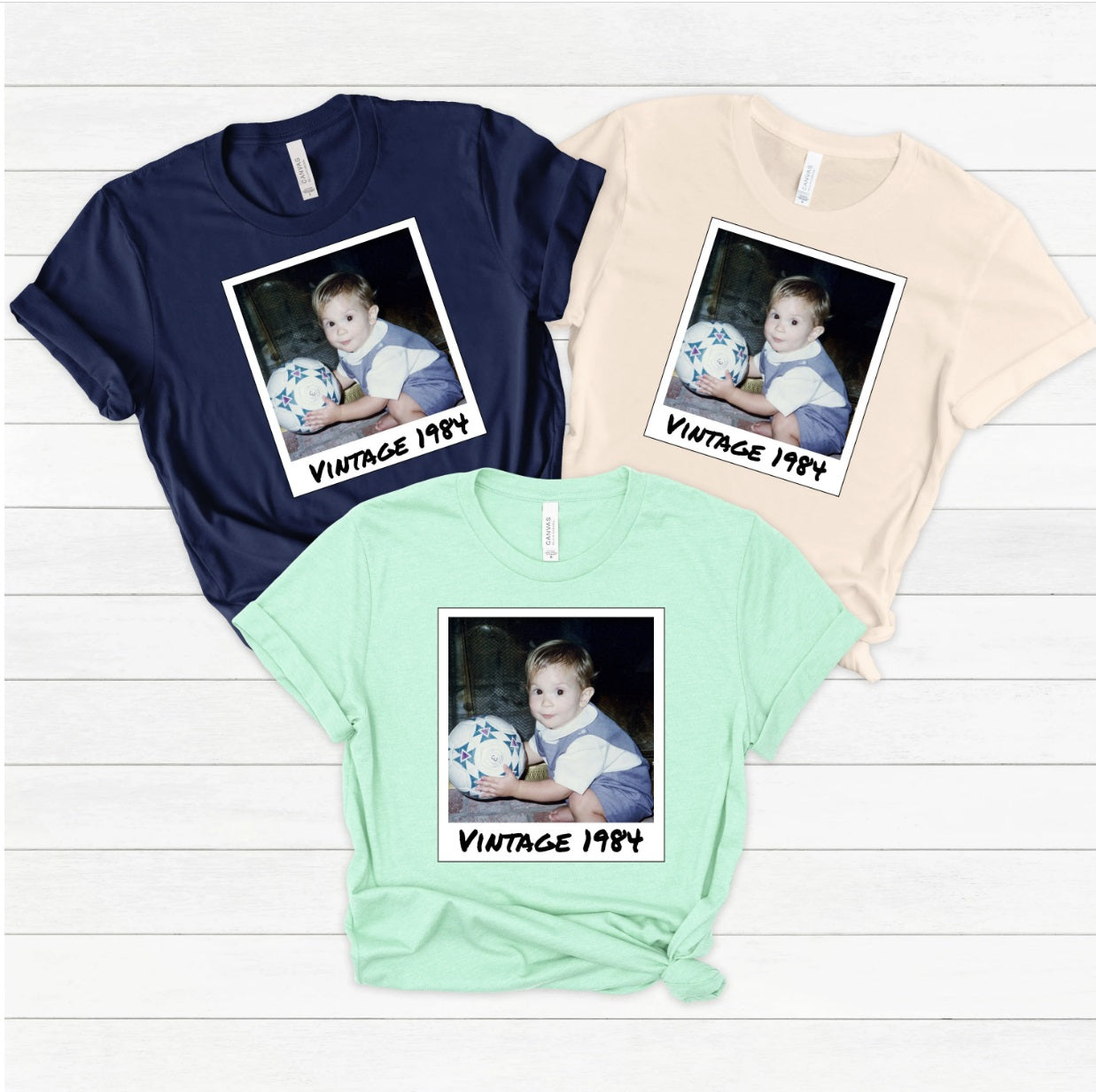 Personalized Polaroid T-Shirts – Capture Your Moment!